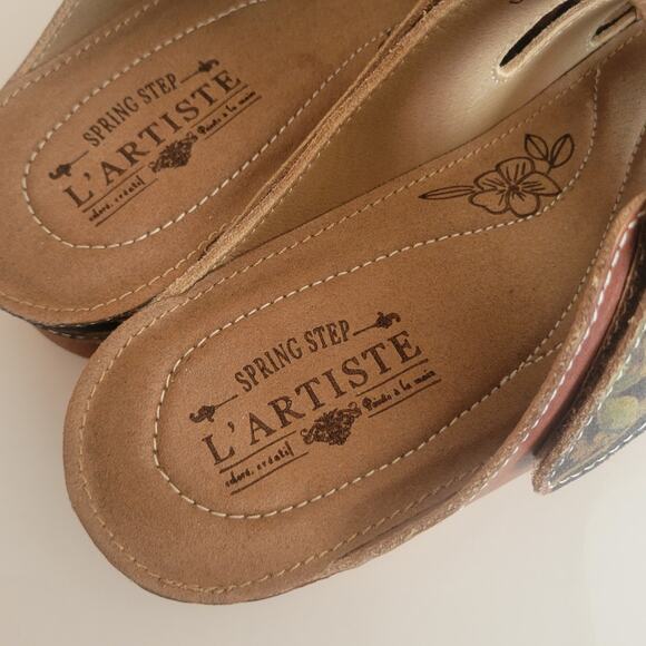 Women's L'Artiste By Spring Step Wedge Sandals New no tags. Sz 39 EUR, US 8-8.5 - Picture 7 of 11